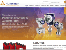 Tablet Screenshot of huntsmen.com.sg
